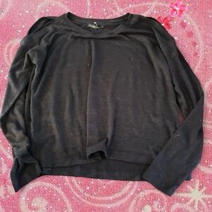 Abercrombie & Fitch Black Long Sleeve Tee